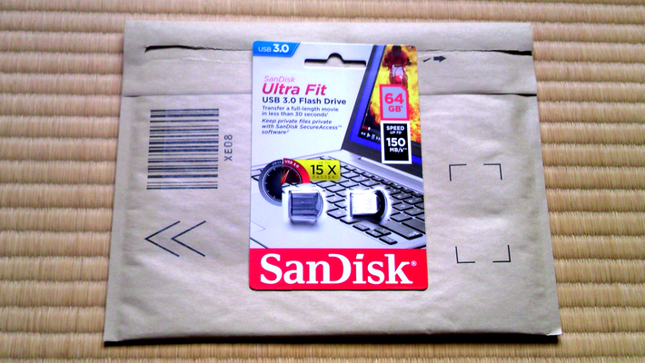 SANDISK USB3.0フラッシュ 64GB SDCZ43-064G